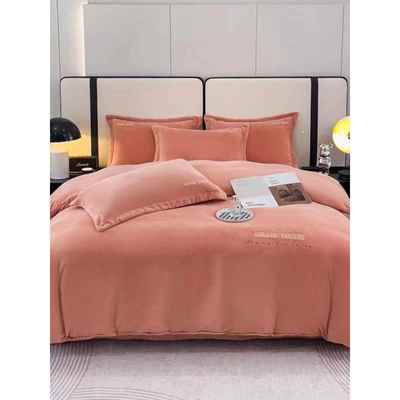 正品被套牛奶绒四件兰套床单冬加厚双保暖法珊瑚绒床笠季款床面上