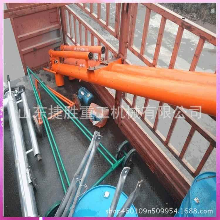 不锈钢螺旋绞龙式吸粪泵 沼气池抽粪设备 养殖场鸡粪猪粪挖粪机