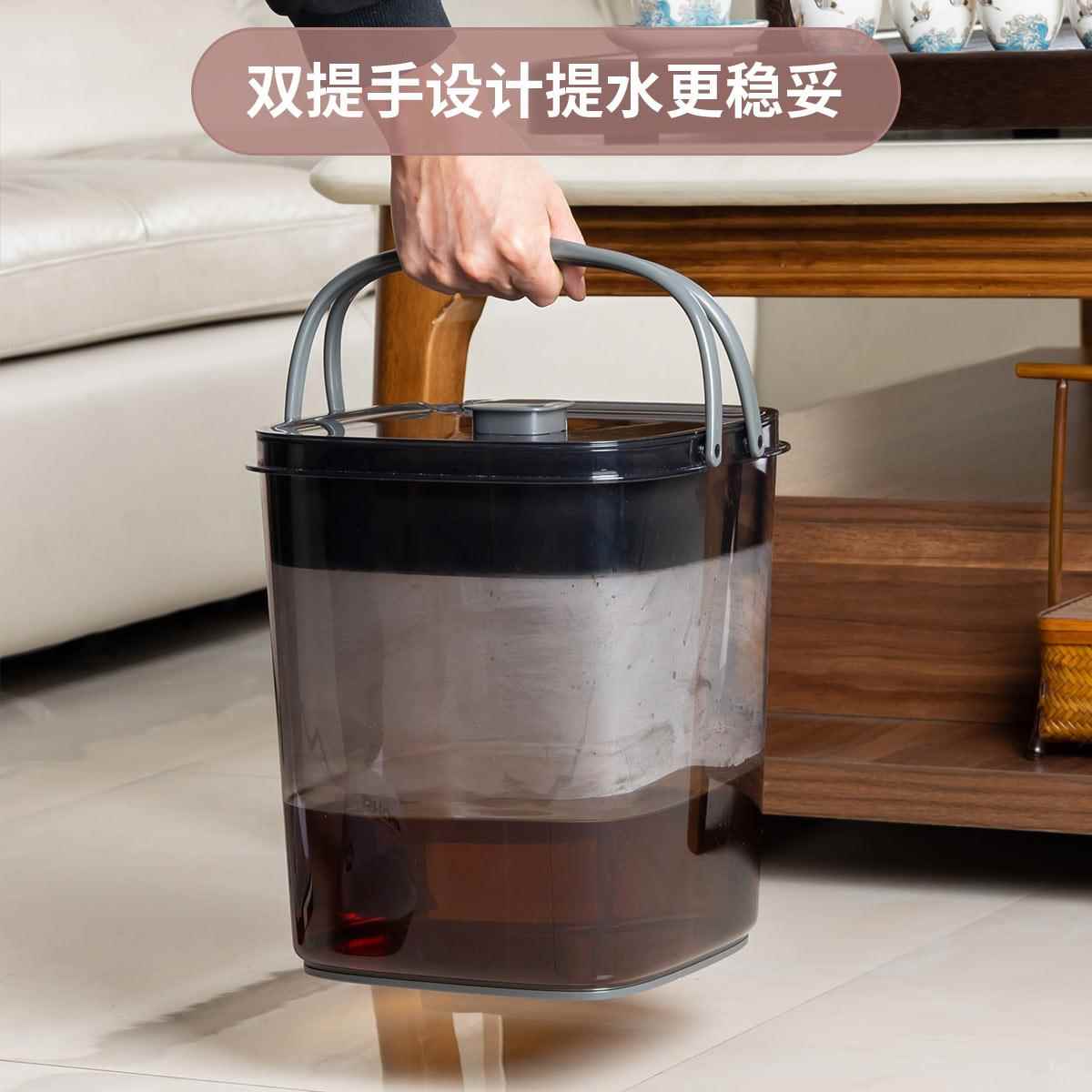 茶桶茶渣水茶桶排水桶桶家用大容量废水桶圾轻奢网NIR红茶水分离