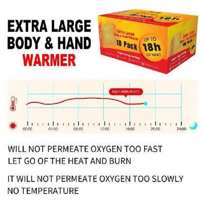 Portable Heating Pad Body Warmer Hand Foot Warmth Stickers