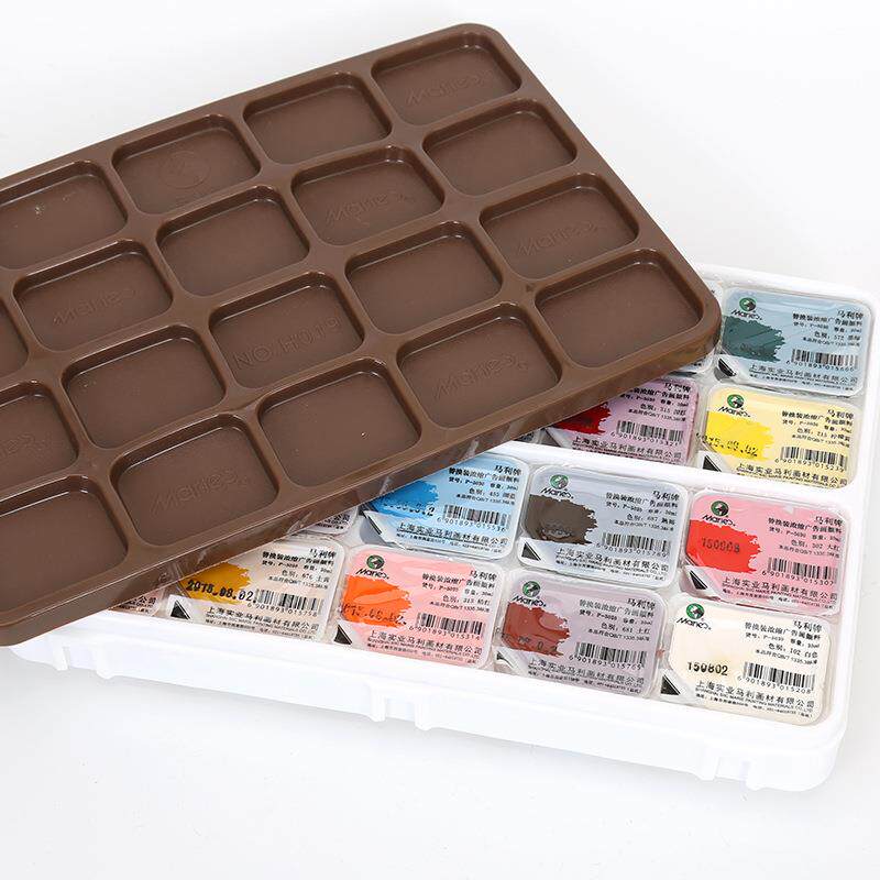 马利maries果冻水粉颜料套装P6021-P6023 20色60色主色冷色暖灰