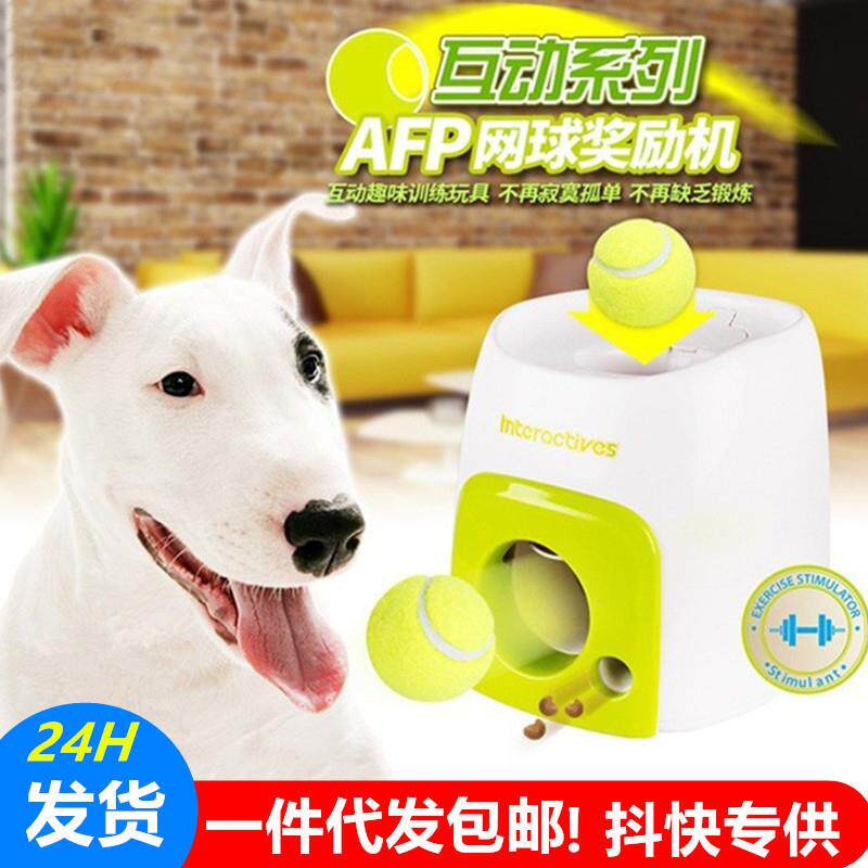 宠物犬漏食器奖励网球机玩具狗狗互动玩具放棒球奖励机狗狗喂食器