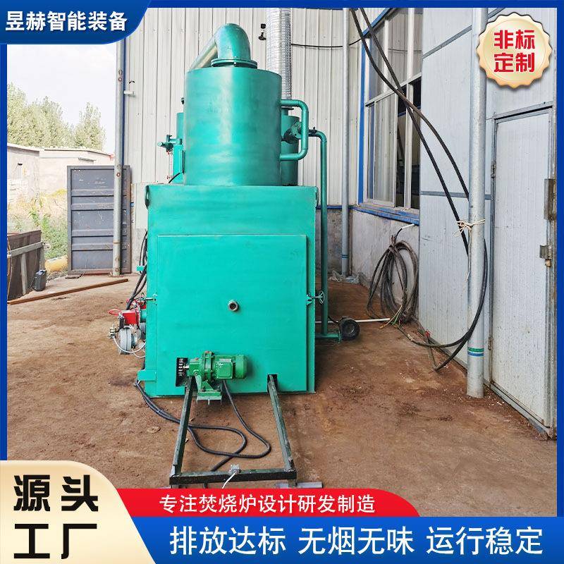 小型无害化动物尸体焚烧炉车载宠物焚烧炉无烟无味工业垃圾焚烧炉