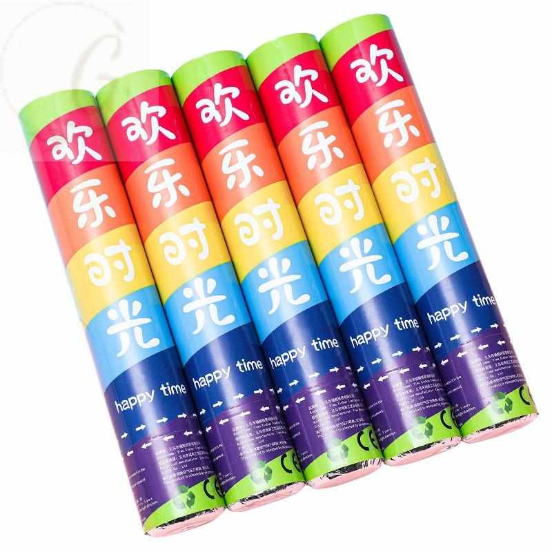 结婚彩色礼花烟炮仪式感粉末七彩室外烟墙手拧式手持礼炮造烟造雾图片