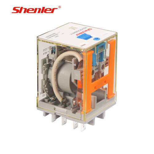 申乐功率继电器REH中间继电器交流220v6脚11脚直流dc24v三项my4nj