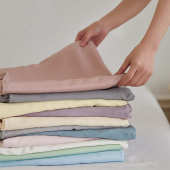 60支兰精天丝床单单件裸睡凉感床上用品冰丝单人纯色薄款 被单夏天