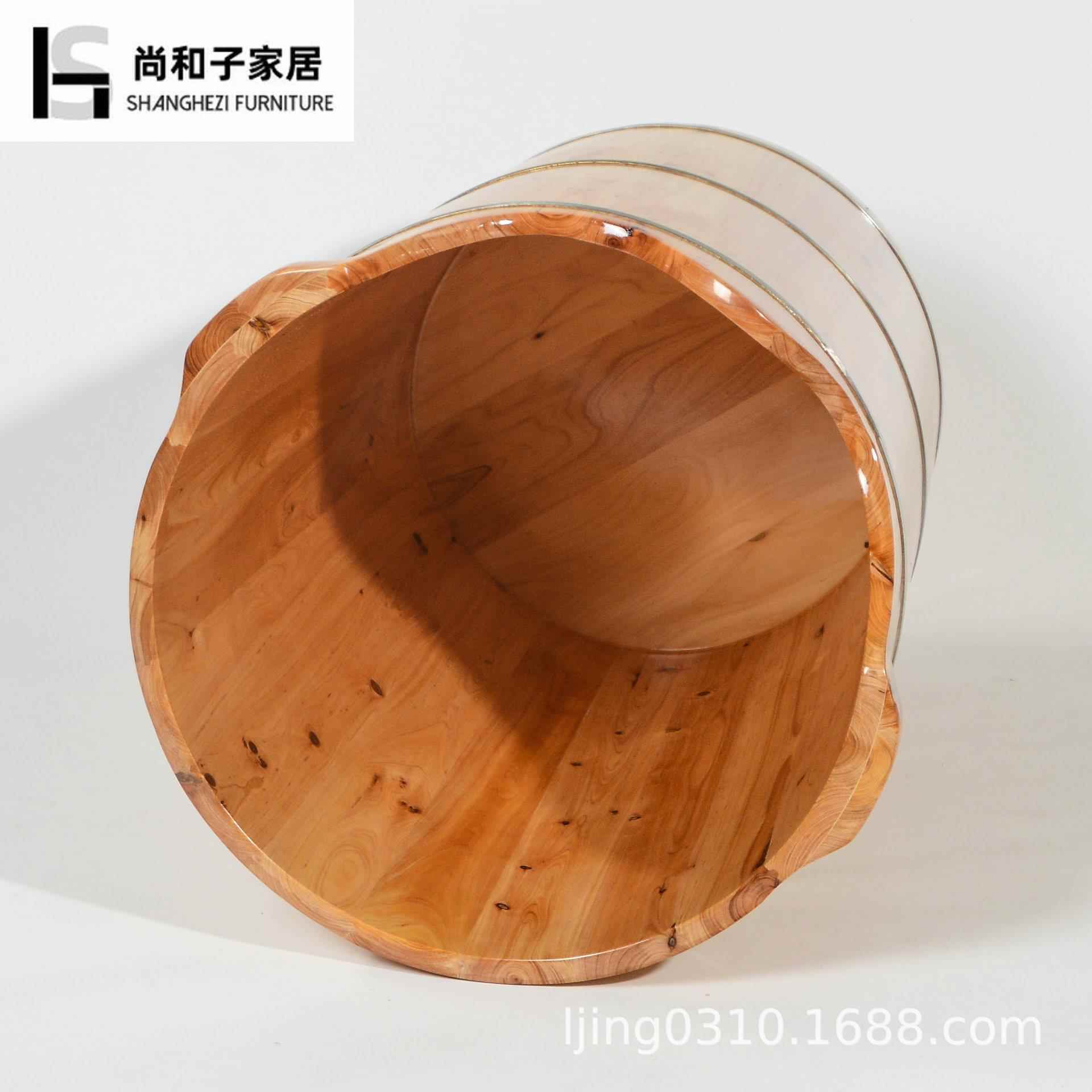 香木蒸足浴泡脚木桶过NMC膝家熏用过温小腿木质双人足疗实木保成