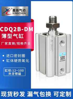 星辰ACQ-S/CDQ2B20/25-5/10/15/20/25/30/40/50/75DM外牙薄型气缸