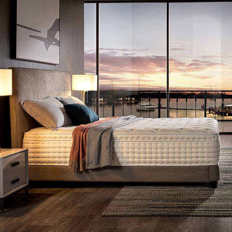 酒零店0硬压弹簧床垫无品牌/人超软双两用海绵加厚超厚供应链厂货