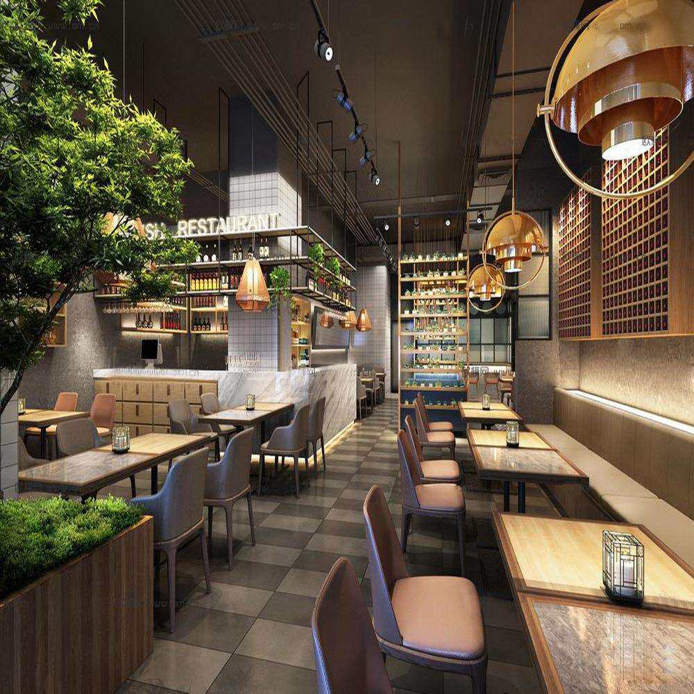 上海火锅店装修效果图化装品店设计珠宝店设计装修，奶茶店设计