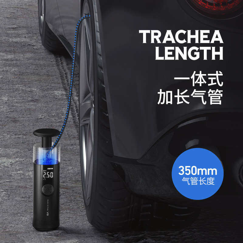 小轿车用 电动车载宝充打气筒轮胎便携式多功能充气气泵无线