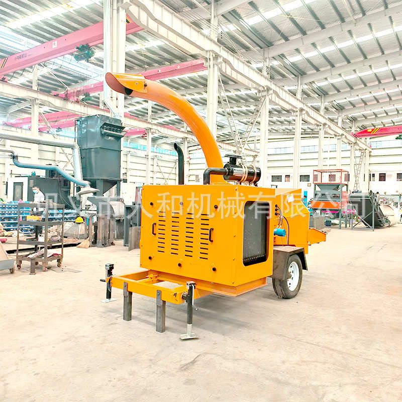 6158型树枝粉碎机移动果园藤条枝条粉碎机园林绿化树杈树叶碎枝机