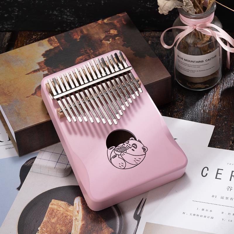 正品阿斯2钢1音拇指器琴卡林巴琴手指琴女生乐琴谱琴水克晶17音初