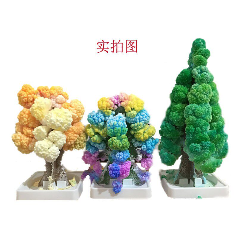 纸树开花儿童DIY玩具 圣诞节手工制作