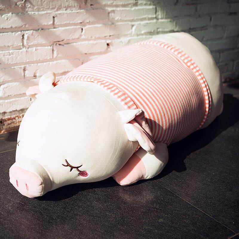 抱着睡觉的娃娃公仔陪你睡觉抱枕女孩懒人大号可爱毛绒玩偶趴趴猪