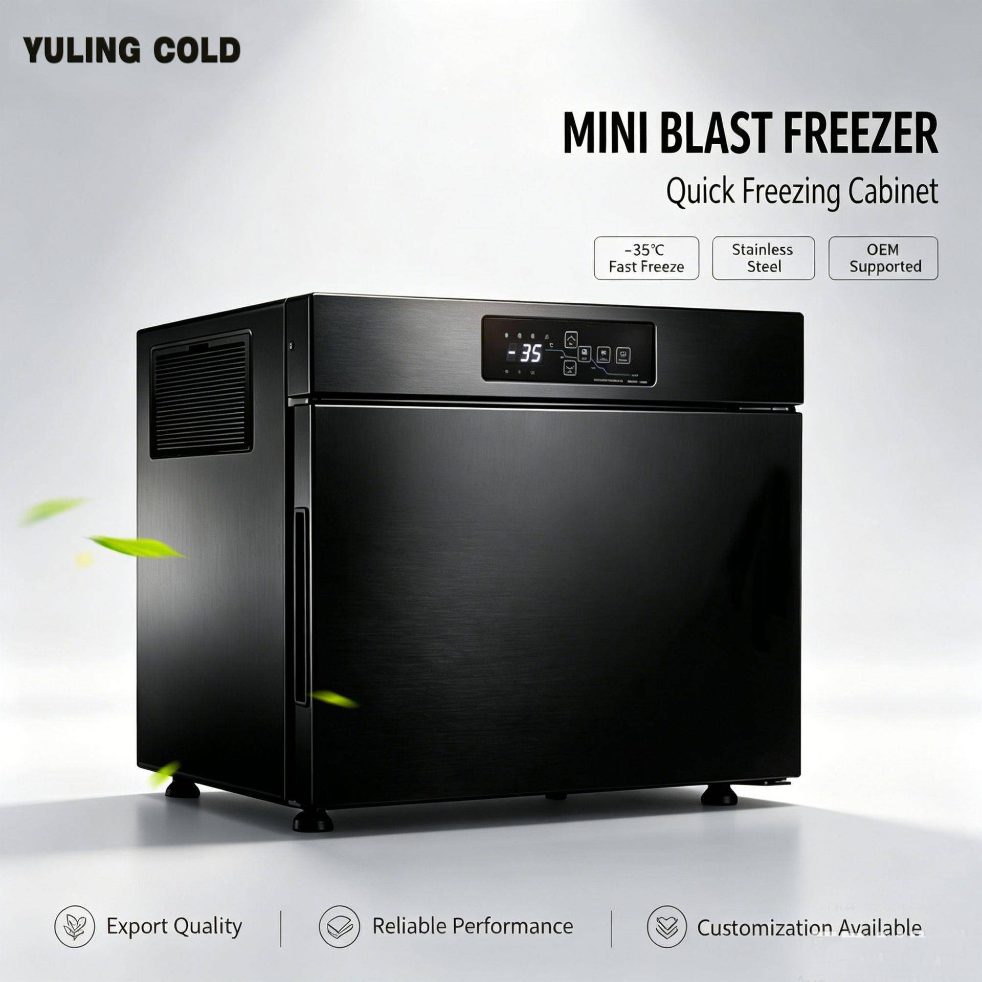 速冻柜迷你速冻柜速冻机零下35速冻海鲜水饺汤圆miniblastfreezer
