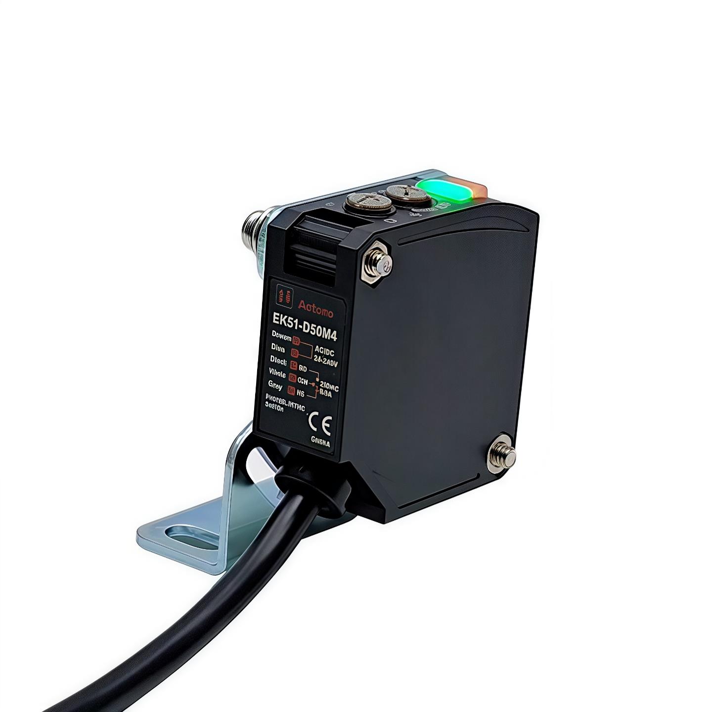 奥特罗反射式光电开关Ek51-D2M4-D50-R6-T20M4红外光传感器