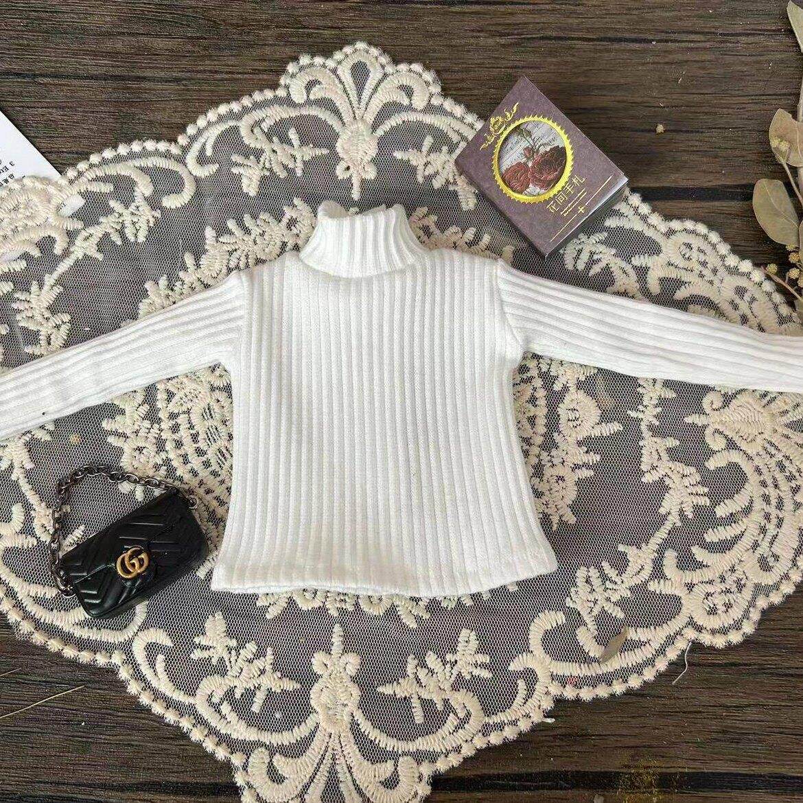 bjd四分六分高领打底毛衣上衣4/1娃衣30厘米娃娃衣服换装休闲便宜