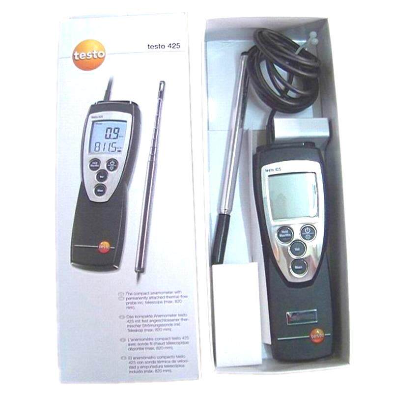 德图热敏风速仪testo425管道热线式风速计0.01m/s温度表0560 4251
