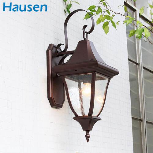 美式户外Hausen/花壁灯外防雨庭院园围墙外墙灯室过道走门廊大阳