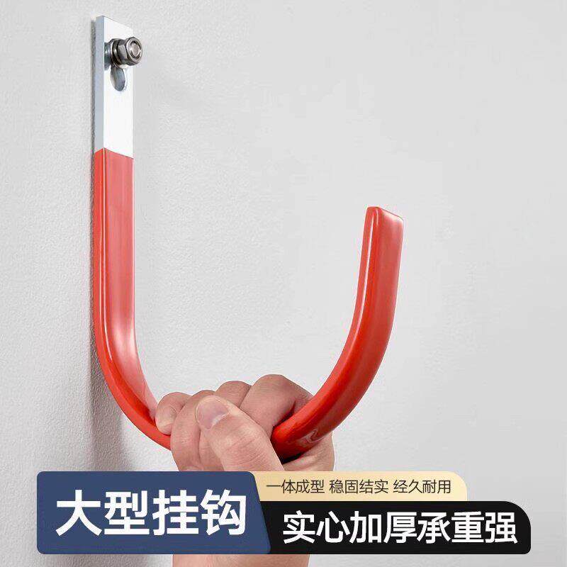 室外重物大挂勾上墙壁挂架梯子电缆线水管挂钩工具吊钩免打孔勾子