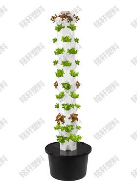 花瓣立柱雨淋水培塔无土栽培种植设备阳台立体种菜养花种植架定制