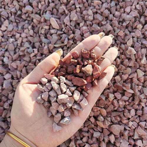透地坪胭脂868红石碎子水洗水磨石石水子路骨料园铺林路红石子