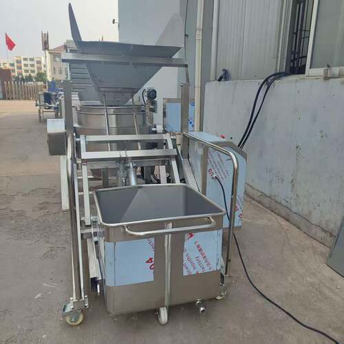 海参电磁自动翻筐卤煮锅液压上料机液压滚揉机辅助装料上料机