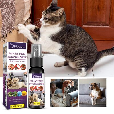 YEGBONG Pet Bitter Anti-Chew Spray - Long-lasting Indoor Rep