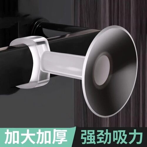 New No-Drill Door Stopper - Silicone Handle Anti-Collision P