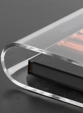 简约现代创意亚克50348透明饰书架书罩酒店间样板力软装品桌面摆