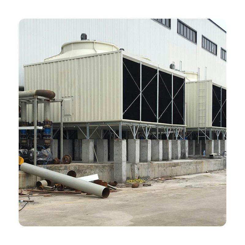 低噪音横流式冷却塔方形500T冷却水塔制药行业应用降噪节能