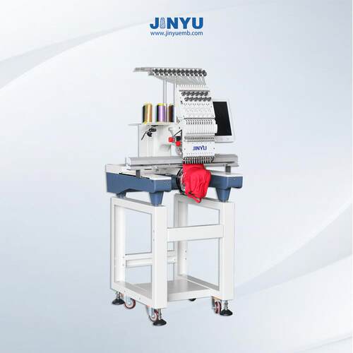 JYI头NU/金誉绣机 成绣衣绣花机商用单帽绣平绣机刺机 电JY1201脑