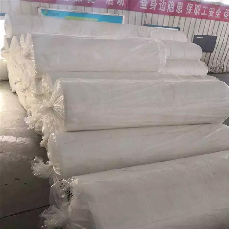 复合聚酯长丝无纺土工布白色长纤针刺土木布