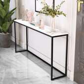 大理石玄关挡桌子靠墙超边窄暖黑色玄关气片遮板沙发后床头餐置物