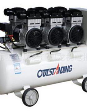 奥突斯100X空3-1001100x3-1L静音无油压机空气压缩气泵3.3K1W