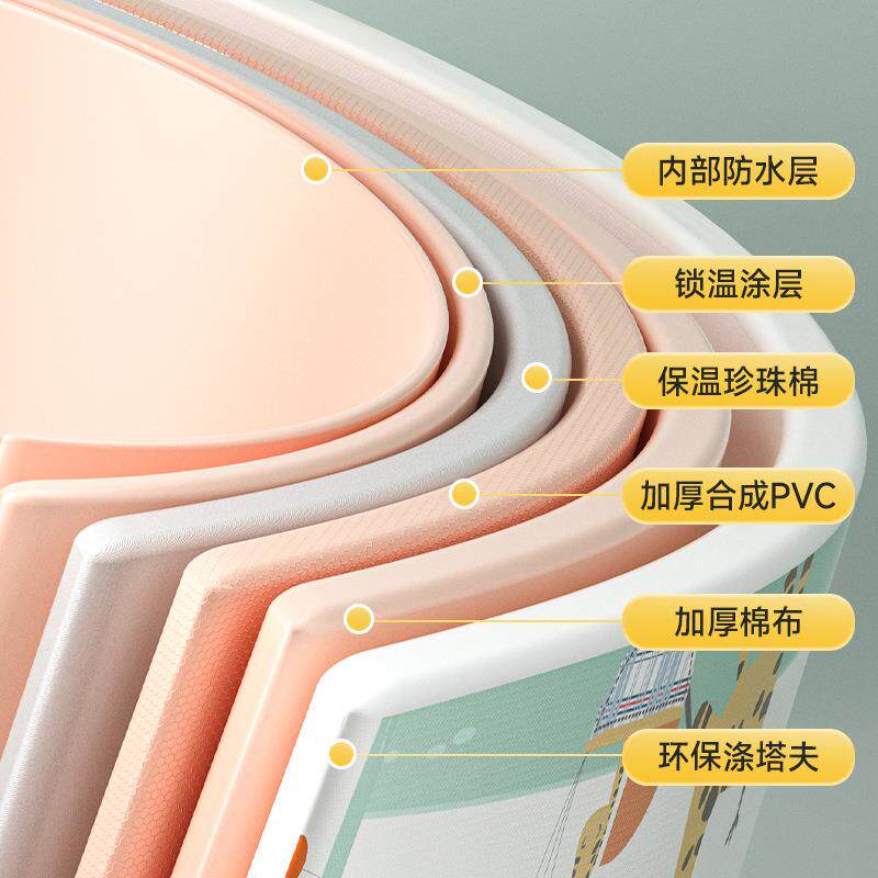 免安装一键折叠泡澡桶加厚可折叠浴桶大人学生家用沐浴儿童折叠盆