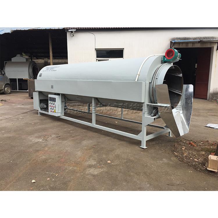 茶叶滚筒杀青机 四川云南地区茶叶烘干焙香机 Tea drum dryer