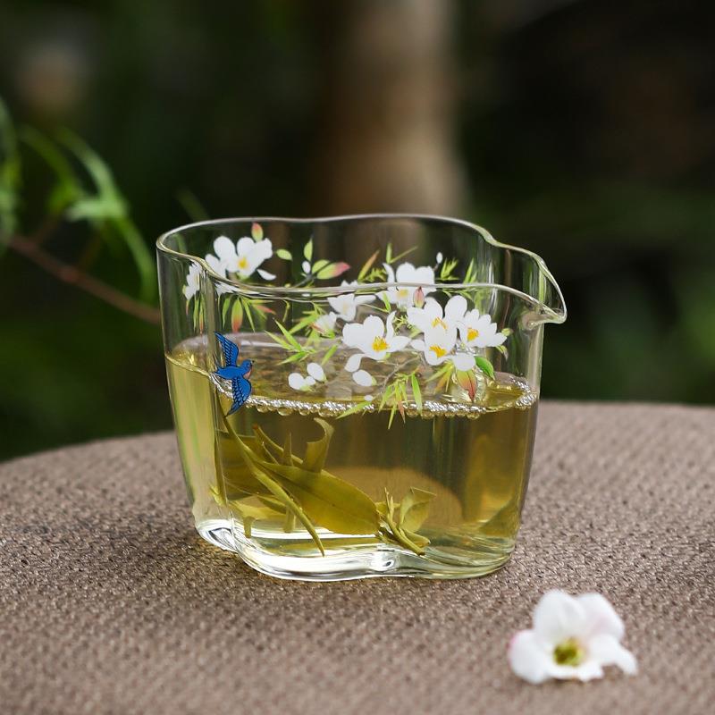 公道杯玻璃透明家用高档简约分茶器加厚耐热茶海配件泡茶专用茶具