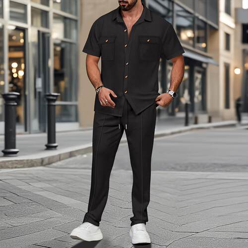 Men's Two-Piece Set Christmas Gift Friday Spring Summer Fall