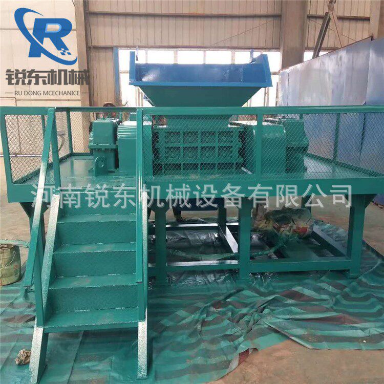 HDPE大白蓝桶粉碎撕碎机 小型塑料机油壶粉碎机 供水管道破碎机