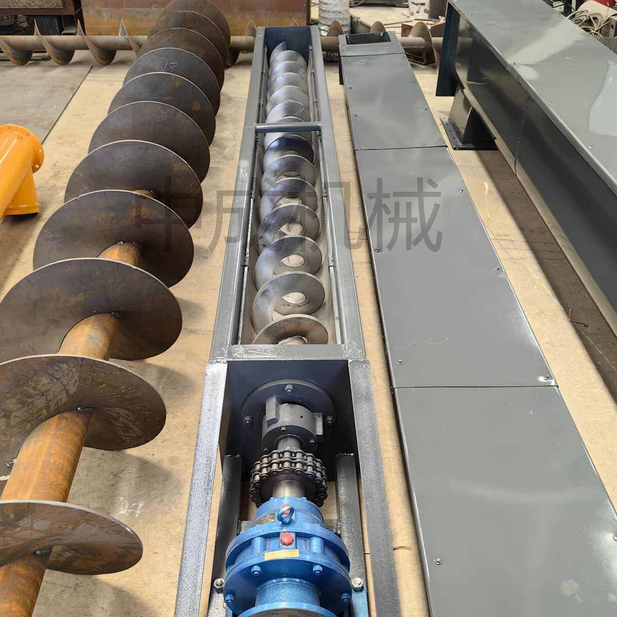 u型螺旋输送机绞龙上料机定制304不锈钢提升无轴双轴螺旋式送料机