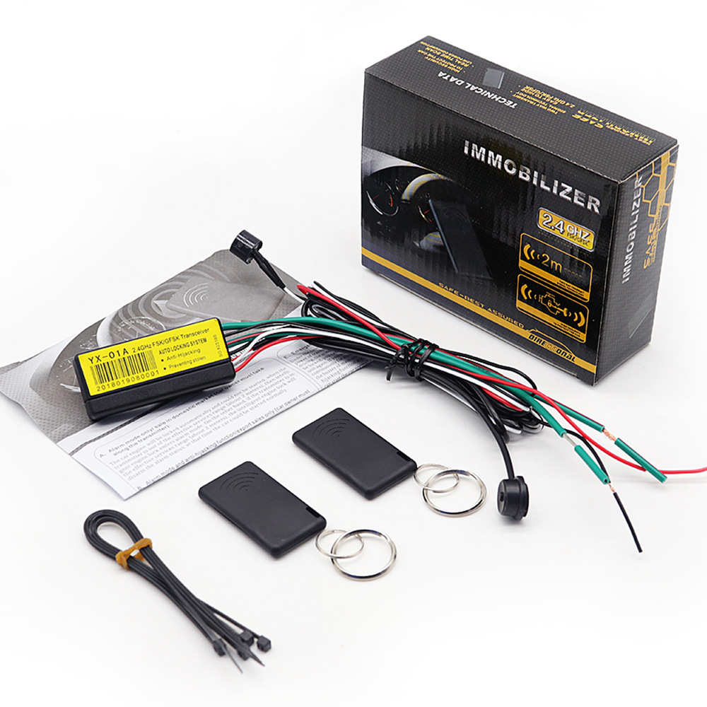 【厂家直销】汽车暗锁2.4G RFID engine lock汽车防盗器car alarm
