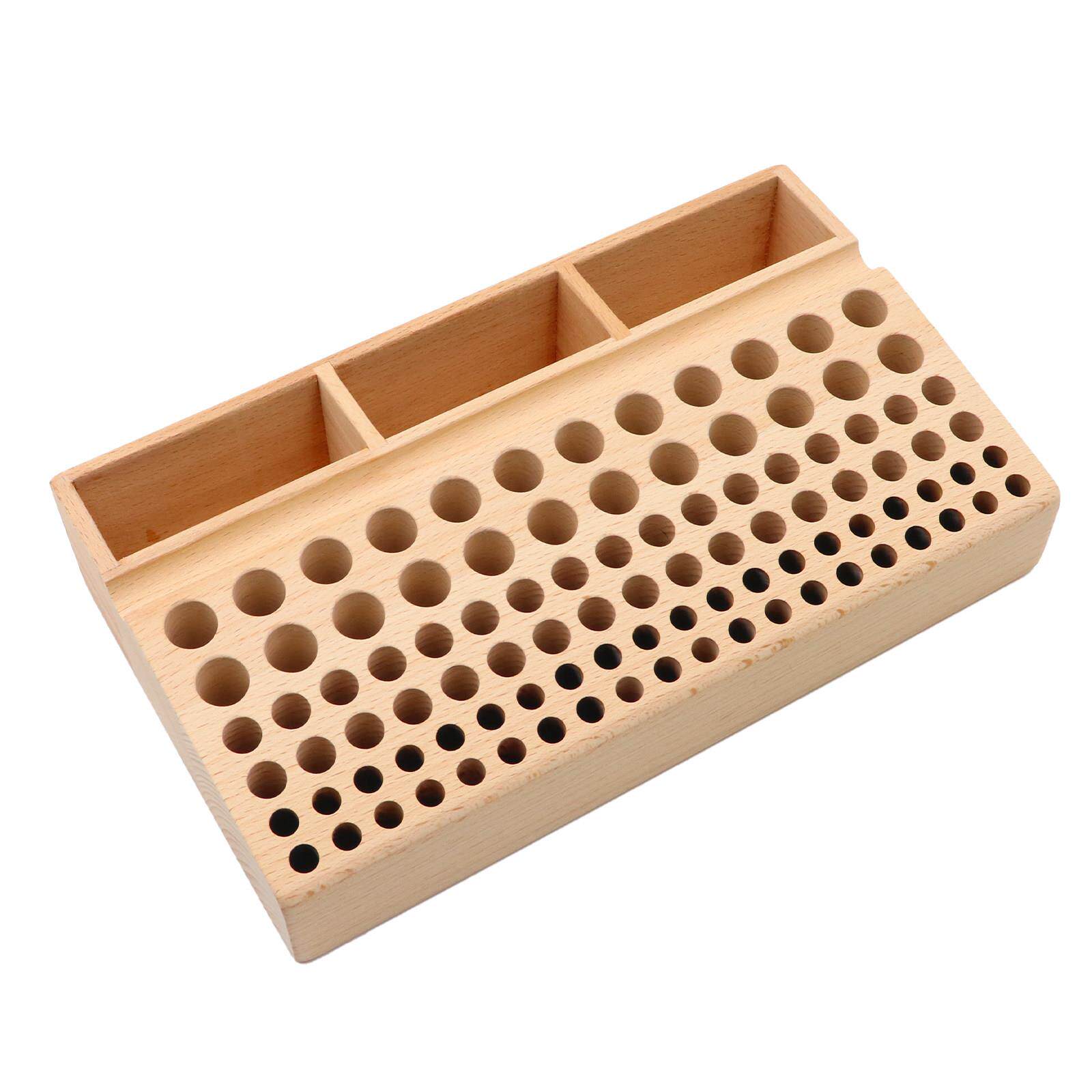 手工皮具DIY工具收纳箱98孔榉木盒子皮艺冲子菱斩皮雕多功能储存