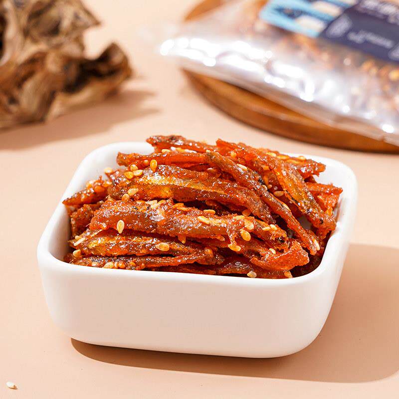 水手老爸鳗鱼丝鱿鱼丝银鱼仔手撕即食网红小吃解馋海鲜海味熟食