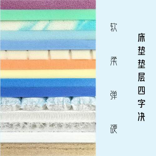 生物基小蓝垫亲肤海绵薄垫床垫填充层亲乳棉乳胶棉紫色记忆棉软垫