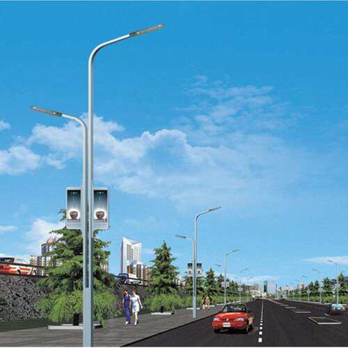 市电led路灯6米8米新农村家用户外高亮市政工程单双臂路灯杆