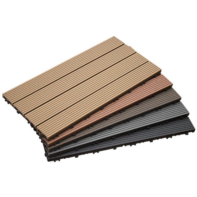 5ZV7325塑板木户外地露花园台庭塑院阳台地面铺设室外防腐木自铺
