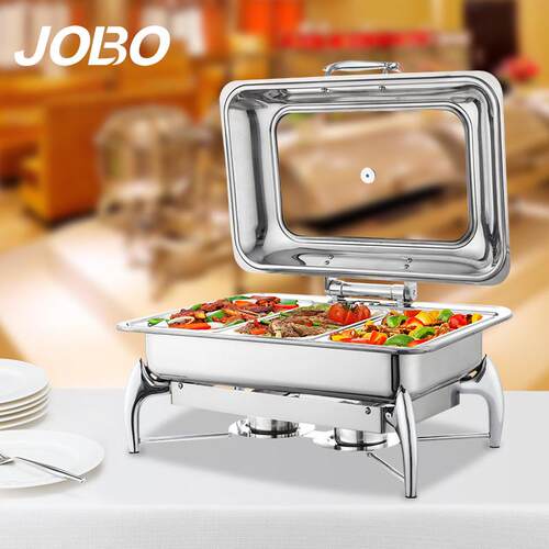 巨博（JOBO）自助餐保温炉电加热酒店透明可视液压布菲炉自助餐炉