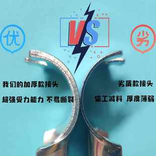 钢管卡扣连接件镀锌管圆管加厚接头快速安装配件免焊接紧固件